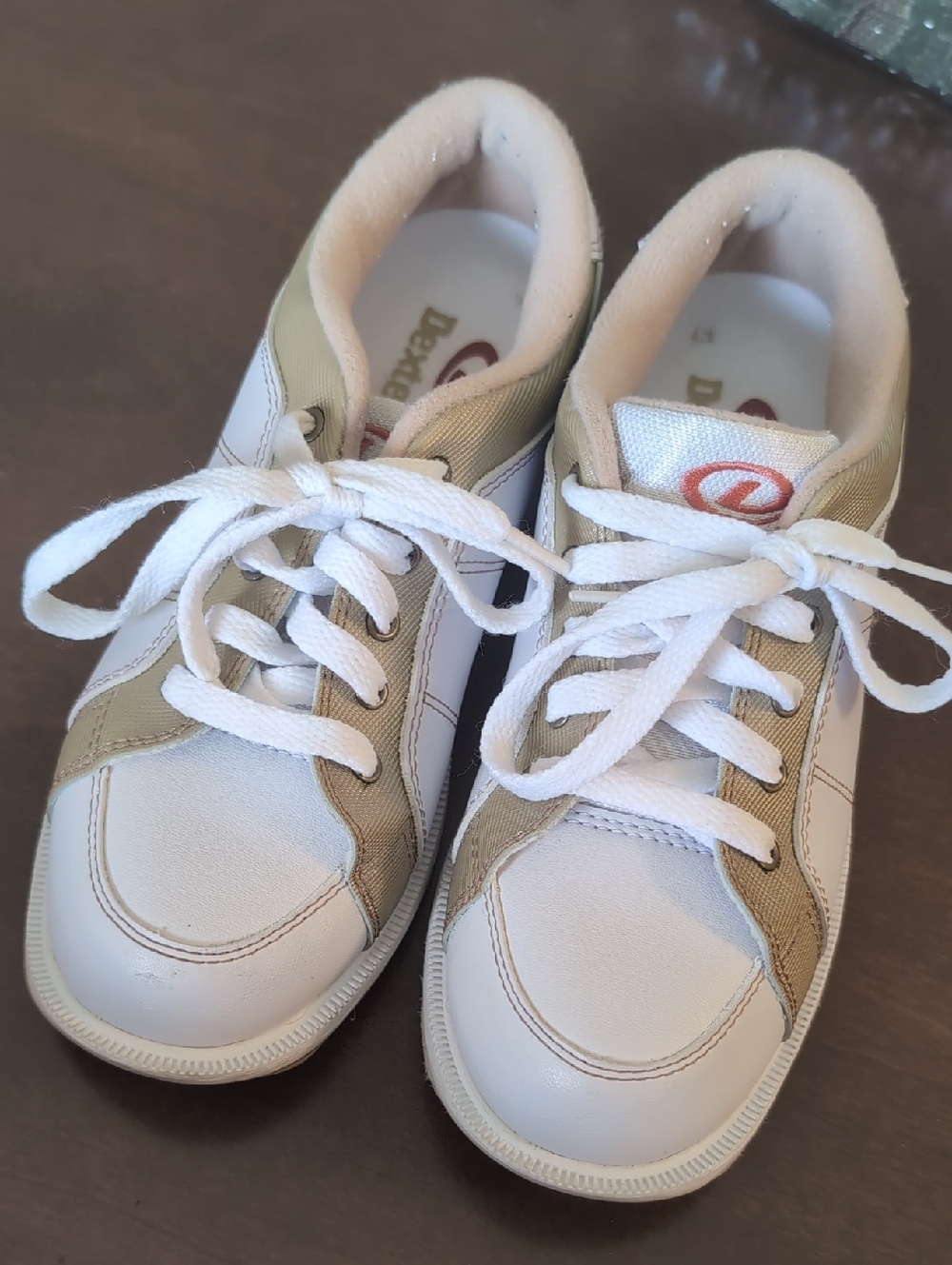 Dexter White and Tan / White Bowling Shoes